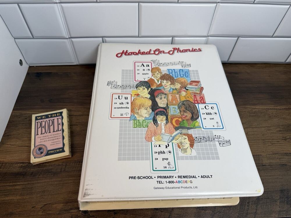 1992 Hooked on Phonics Vintage Kit - Read Description for Missing Pieces